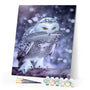 paint by numbers | White Owl | animals intermediate owls | FiguredArt
