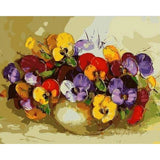 paint by numbers | Vase with Multicolor Flowers | easy flowers | FiguredArt