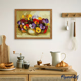 paint by numbers | Vase with Multicolor Flowers | easy flowers | FiguredArt