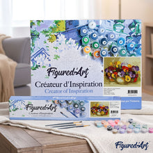 Load image into Gallery viewer, paint by numbers | Vase with Multicolor Flowers | easy flowers | FiguredArt