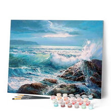 Load image into Gallery viewer, paint by numbers | Waves | advanced landscapes | FiguredArt