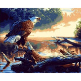 paint by numbers | Eagle Call | animals birds eagles easy | FiguredArt