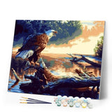 paint by numbers | Eagle Call | animals birds eagles easy | FiguredArt
