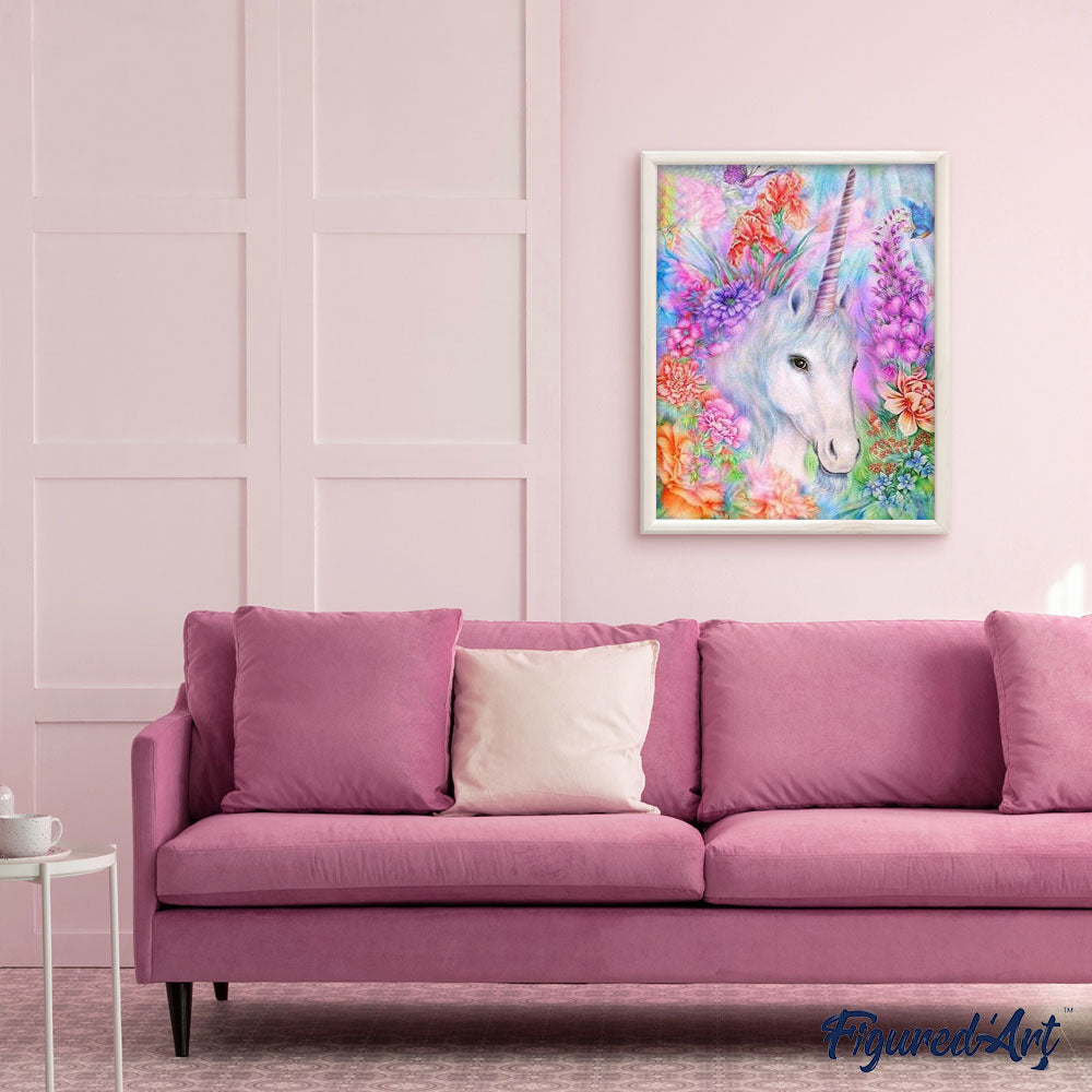 paint by numbers | Pretty Unicorn | animals intermediate unicorns | FiguredArt