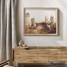 Load image into Gallery viewer, paint by numbers | Cat In Building | animals cats easy | FiguredArt