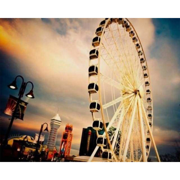 paint by numbers | The Great Wheel | cities intermediate | FiguredArt