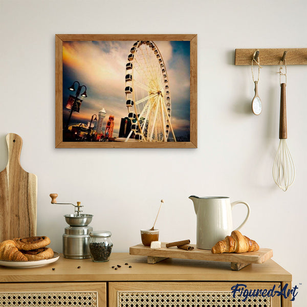 paint by numbers | The Great Wheel | cities intermediate | FiguredArt