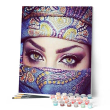 Load image into Gallery viewer, paint by numbers | Masked Girl | intermediate world | FiguredArt