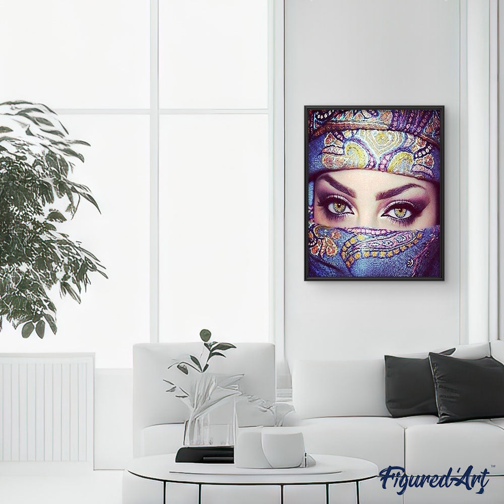 paint by numbers | Masked Girl | intermediate world | FiguredArt