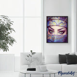 paint by numbers | Masked Girl | intermediate world | FiguredArt