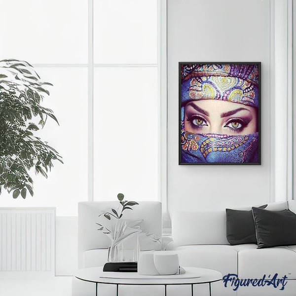 paint by numbers | Masked Girl | intermediate world | FiguredArt