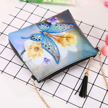 Load image into Gallery viewer, Diamond Painting Handbag - Butterfly and Daffodils