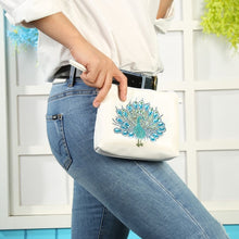 Load image into Gallery viewer, Diamond Painting Handbag - Crystal Peacock