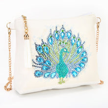 Load image into Gallery viewer, Diamond Painting Handbag - Crystal Peacock