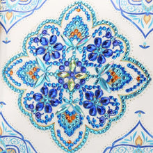 Load image into Gallery viewer, Diamond Painting Handbag - Moroccan Azure Tile