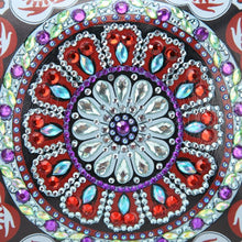 Load image into Gallery viewer, Diamond Painting Handbag - Crimson Mandala
