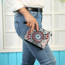 Load image into Gallery viewer, Diamond Painting Handbag - Crimson Mandala