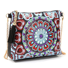 Load image into Gallery viewer, Diamond Painting Handbag - Crimson Mandala