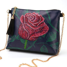 Load image into Gallery viewer, Diamond Painting Handbag - Midnight Rose Figured'Art