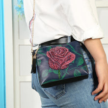 Load image into Gallery viewer, Diamond Painting Handbag - Midnight Rose
