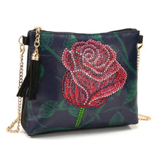 Load image into Gallery viewer, Diamond Painting Handbag - Midnight Rose