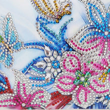 Load image into Gallery viewer, Diamond Painting Handbag - Butterflies and Blooms