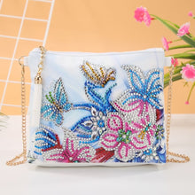Load image into Gallery viewer, Diamond Painting Handbag - Butterflies and Blooms
