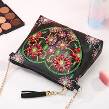 Load image into Gallery viewer, Diamond Painting Handbag - Midnight Heart Bouquet