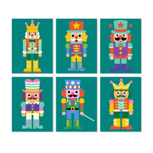 Load image into Gallery viewer, Mini Paint by Numbers Set 5.9"x7.9" (6 pieces) - Emerald Guardians Figured'Art