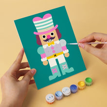 Load image into Gallery viewer, Mini Paint by Numbers Set 5.9"x7.9" (6 pieces) - Emerald Guardians