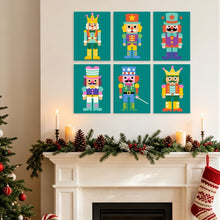 Load image into Gallery viewer, Mini Paint by Numbers Set 5.9"x7.9" (6 pieces) - Emerald Guardians