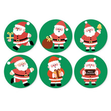 Load image into Gallery viewer, Mini Paint by Numbers Set - Discs Ø7.9" (6 pieces) - Santa Moments Figured'Art