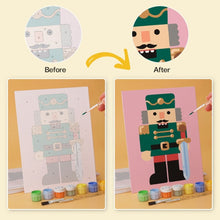 Load image into Gallery viewer, Mini Paint by Numbers Set 5.9"x7.9" (6 pieces) - Nutcracker Court