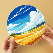 Load image into Gallery viewer, Mini Paint by Numbers Set - Discs Ø7.9" (6 pieces) - Nature's Wonders