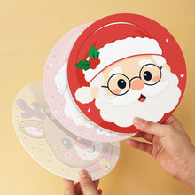 Load image into Gallery viewer, Mini Paint by Numbers Set - Discs Ø7.9" (6 pieces) - Holiday Cast Set