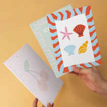 Load image into Gallery viewer, Mini Paint by Numbers Set 5.9"x7.9" (6 pieces) - Summer Vibes 1