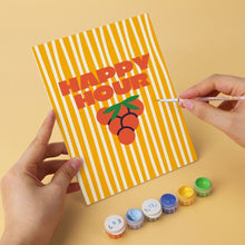 Load image into Gallery viewer, Mini Paint by Numbers Set 5.9"x7.9" (6 pieces) - Cheers and Good Vibes