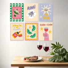 Load image into Gallery viewer, Mini Paint by Numbers Set 5.9"x7.9" (6 pieces) - Say It with Color