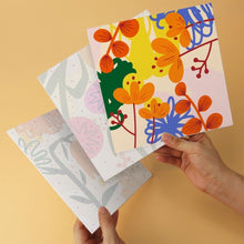 Load image into Gallery viewer, Mini Paint by Numbers Set 7.9"x7.9" (6 pieces) - Abstract Garden