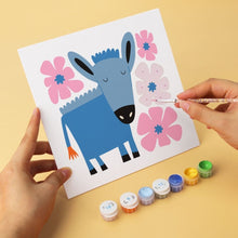 Load image into Gallery viewer, Mini Paint by Numbers Set 7.9"x7.9" (6 pieces) - Painted Wildlife 1