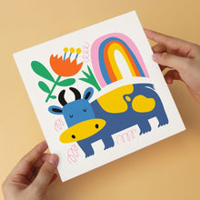 Load image into Gallery viewer, Mini Paint by Numbers Set 7.9"x7.9" (6 pieces) - Painted Wildlife 2