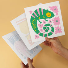 Load image into Gallery viewer, Mini Paint by Numbers Set 7.9"x7.9" (6 pieces) - Painted Wildlife 2