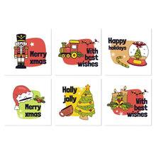 Load image into Gallery viewer, Mini Paint by Numbers Set 7.9"x7.9" (6 pieces) - Festive Mini Prints Figured'Art