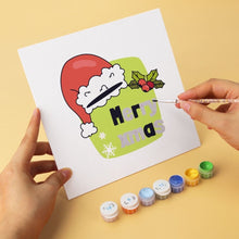 Load image into Gallery viewer, Mini Paint by Numbers Set 7.9"x7.9" (6 pieces) - Festive Mini Prints