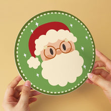 Load image into Gallery viewer, Mini Paint by Numbers Set - Discs Ø7.9" (6 pieces) - Colorful Christmas Cast