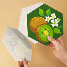 Load image into Gallery viewer, Mini Paint by Numbers Set - Hexagons (6 pieces) - Juicy Collection