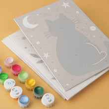Load image into Gallery viewer, Mini Paint by Numbers Set 5.9"x7.9" (6 pieces) - Cozy Critters