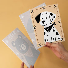 Load image into Gallery viewer, Mini Paint by Numbers Set 5.9"x7.9" (6 pieces) - Cozy Critters