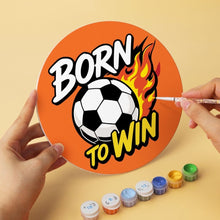 Load image into Gallery viewer, Mini Paint by Numbers Set - Discs Ø7.9" (6 pieces) - Game On