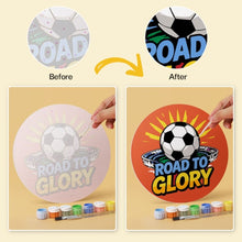 Load image into Gallery viewer, Mini Paint by Numbers Set - Discs Ø7.9" (6 pieces) - Game On